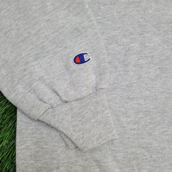 Vintage Champion Blank Sweatshirt Womens Large 22x26 Gray - Picture 11 of 11